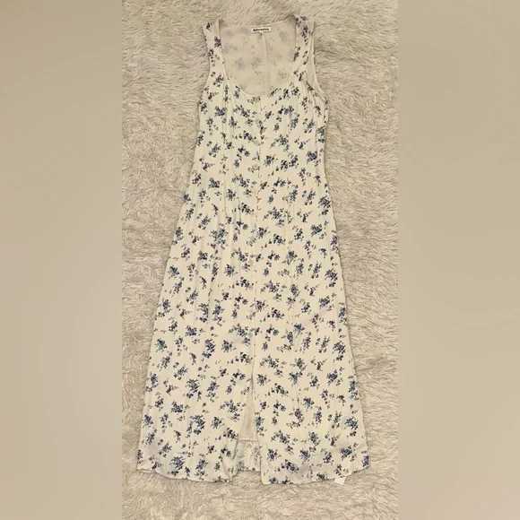 NEW Reformation Londyn Floral Button Down Sleeveless Midi Dress sz 8 - Picture 6 of 8